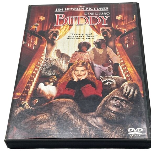 Buddy DVD Rene Russo true story copyright 1987 Jim Henson Pictures 84 min READ - Picture 1 of 3